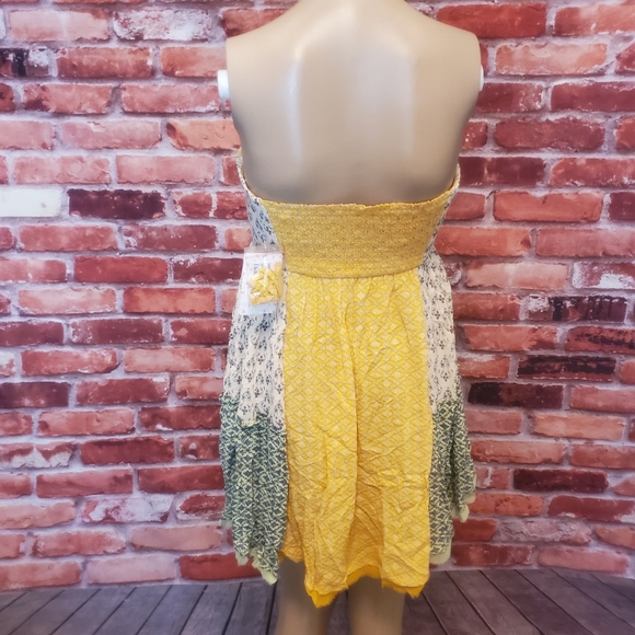 Free People Across The Sea Strapless Tunic Large - Picture 4 of 4